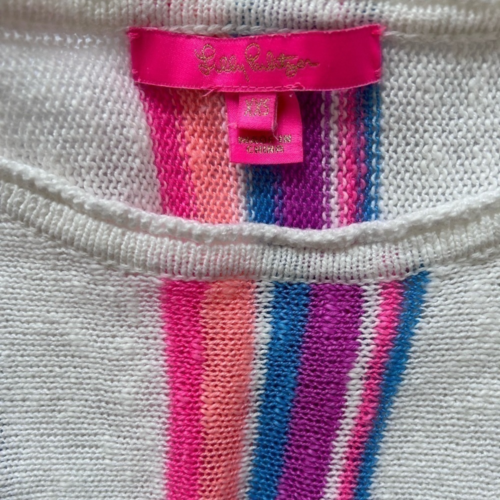 Lilly Pulitzer Rozalia sweater in paradise stripes - Picture 5 of 6